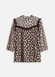 Shirt van zacht mesh met kant, bonprix