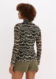 Longsleeve van zacht mesh, bonprix