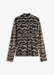 Longsleeve van zacht mesh, bonprix