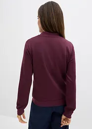 Sweatvest van scuba met ritssluiting, bonprix