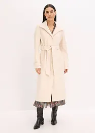 Lange jas in wollen look, bonprix