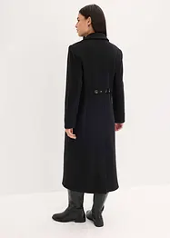 Lange jas in wollen look, bonprix