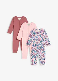 Baby pyjama onesie (set van 3), bonprix