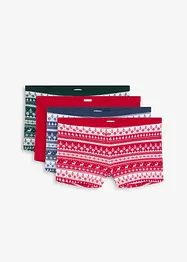Damesboxer met biologisch katoen (set van 4), bonprix