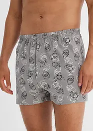 Wijde boxershorts van biologisch katoen (3-pack), bonprix