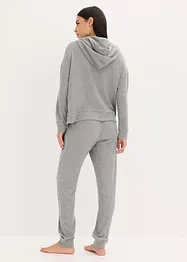 Loungewear huispak van soepele ribstof, oversized, bonprix