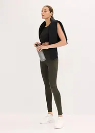 Thermo legging met reflecterende details en zakje voor smartphone, bonprix