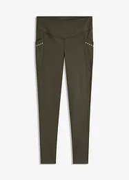 Thermo legging met reflecterende details en zakje voor smartphone, bonprix