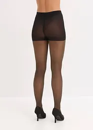Transparante panty met glitterpatroon, 20 DEN, bonprix