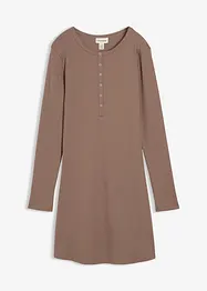 Jurk in een elastische katoenmix, bonprix