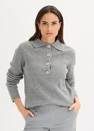 Polo-trui met wol, bonprix