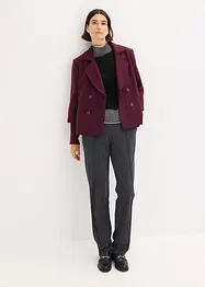 Trui met opstaande kraag en kasjmier, bonprix