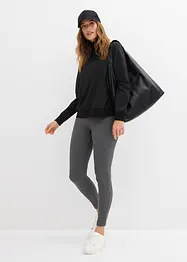 Warm thermoshirt van fleece met col, bonprix