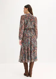 Chiffon jurk met paisley dessin, bonprix