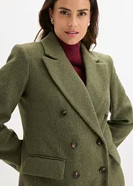 Lange blazerjas met viscose, bonprix