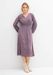 Midi jurk van soepele viscose, bonprix