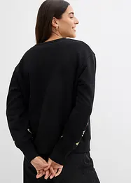 Sweater in een katoenmix, bonprix