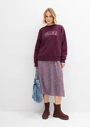 Oversized sweater van katoenmix, bonprix