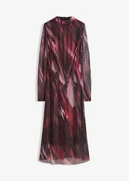 Midi jurk van zachte mesh, bonprix