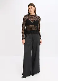 Longsleeve van kant, bonprix