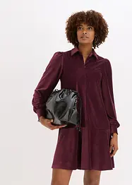Korte jurk van corduroy, bonprix