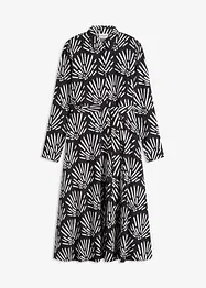 Midi jurk van soepele viscose, bonprix