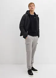 Longsleeve van elastische katoenmix, slim fit, bonprix