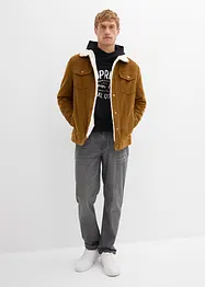 Regular fit jeans van puur katoen met een comfortband, straight, bonprix