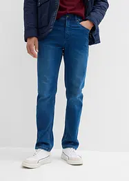 Classic fit sweat jeans met een comfortband, straight, bonprix