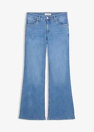 Flared jeans mid waist, bonprix