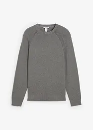 Fijngebreide trui van recyclebaar katoen, bonprix