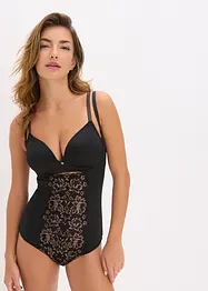 Licht corrigerende body met glanseffect, bonprix