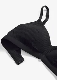 Gewatteerde bralette zonder beugels van biologisch katoen, bonprix