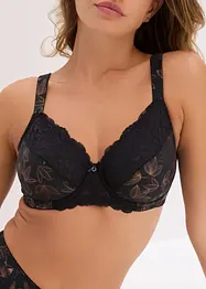 Beugel bh met glanzend dessin, bonprix
