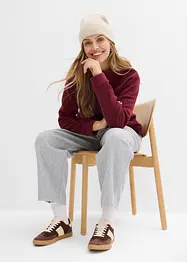 Fleece trui, bonprix