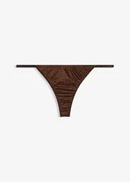 Tanga string van glanzend materiaal, bonprix