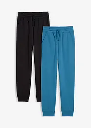 Joggingbroek van een zachte katoenmix (set van 2), bonprix