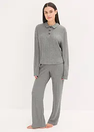 Oversized huispak van zacht ribmateriaal, bonprix