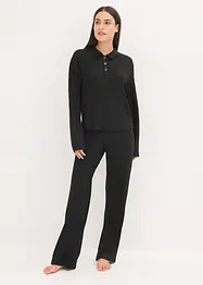 Oversized huispak van zacht ribmateriaal, bonprix