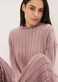 Oversized huispak van zacht ribmateriaal, bonprix