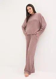 Oversized huispak van zacht ribmateriaal, bonprix