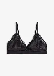 Bralette van glanzend materiaal, bonprix