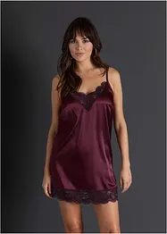 Slipdress met glanseffect, bonprix