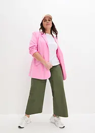 Wide leg jeans met high waist en comfortband, bonprix