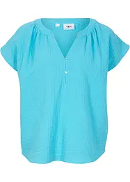 Mousseline blousetop van katoen, bonprix