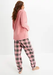 Huispak van fleece (2-dlg.), bonprix