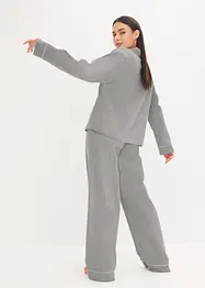Geweven flanellen pyjama met visgraatpatroon, bonprix