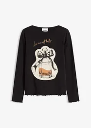 Longsleeve van katoen met stretch, bonprix