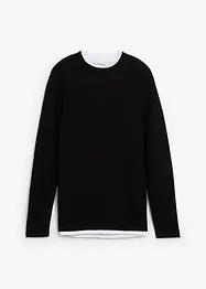 2-in-1 trui met katoen, bonprix