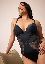Stringbody met glanseffect, bonprix